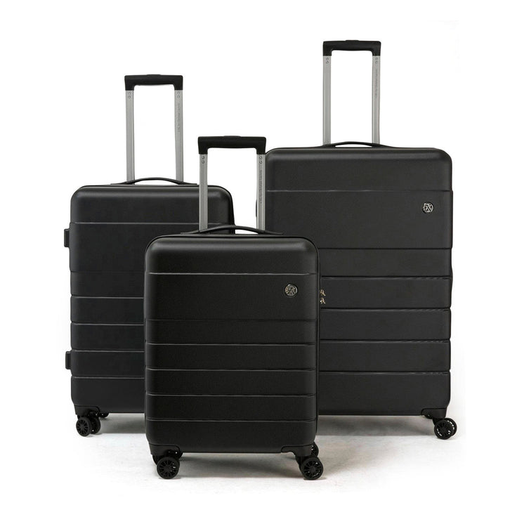 Set de 3 valises rigides avec 4 roulettes  - Toulouse Noir - CXL by Christian Lacroix Maison