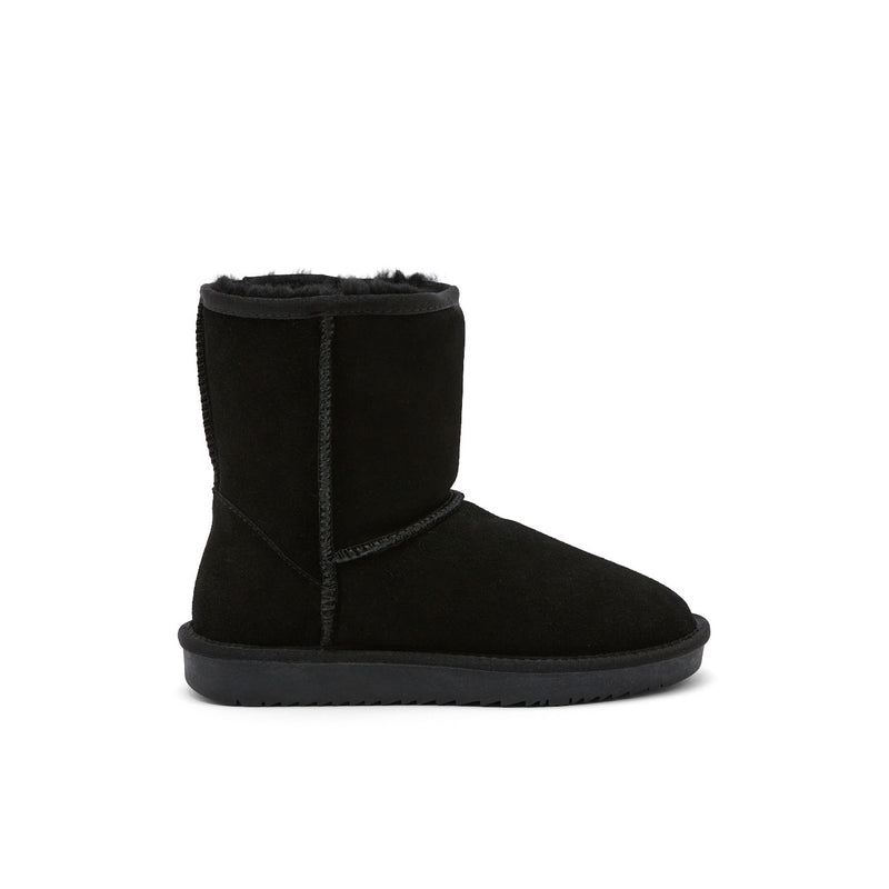 SNOWBALL NOIR TEXTILE - BOOTS FOURREES