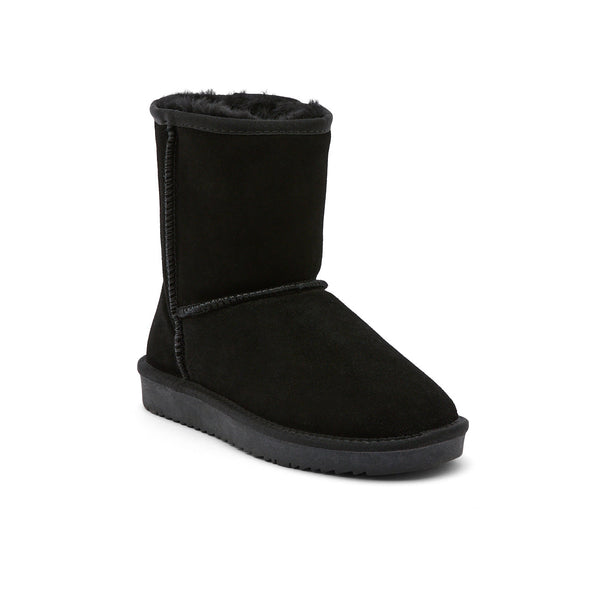 SNOWBALL NOIR TEXTILE - BOOTS FOURREES