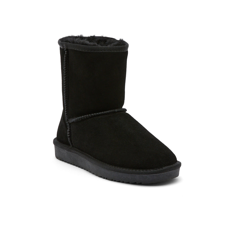 SNOWBALL NOIR TEXTILE - BOOTS FOURREES