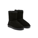 SNOWBALL NOIR TEXTILE - BOOTS FOURREES