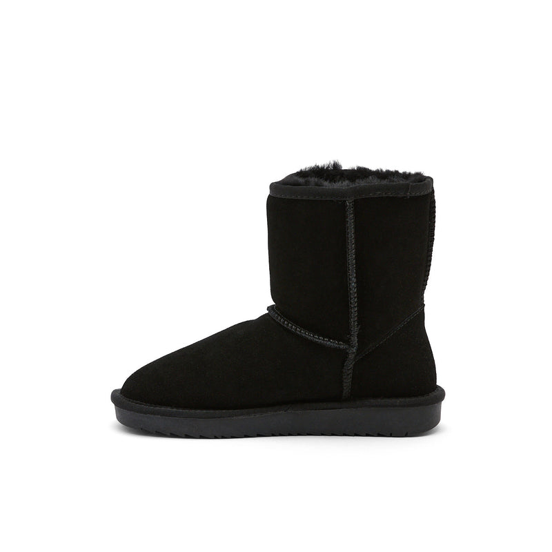SNOWBALL NOIR TEXTILE - BOOTS FOURREES