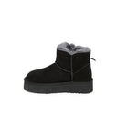 SNOWBOW NOIR - BOOTS FOURREES