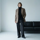 SOLENNE - MELANGE KID MOHAIR ET LAINE - NOIR - TU - PULL