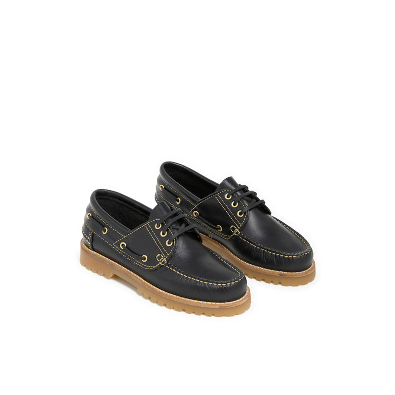 SOLINE NOIR - MOCASSIN