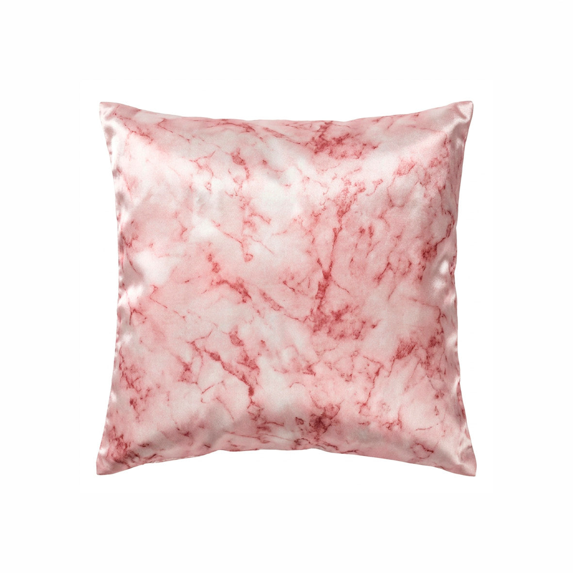 Silk pillowcase - Lunéia Pink marble