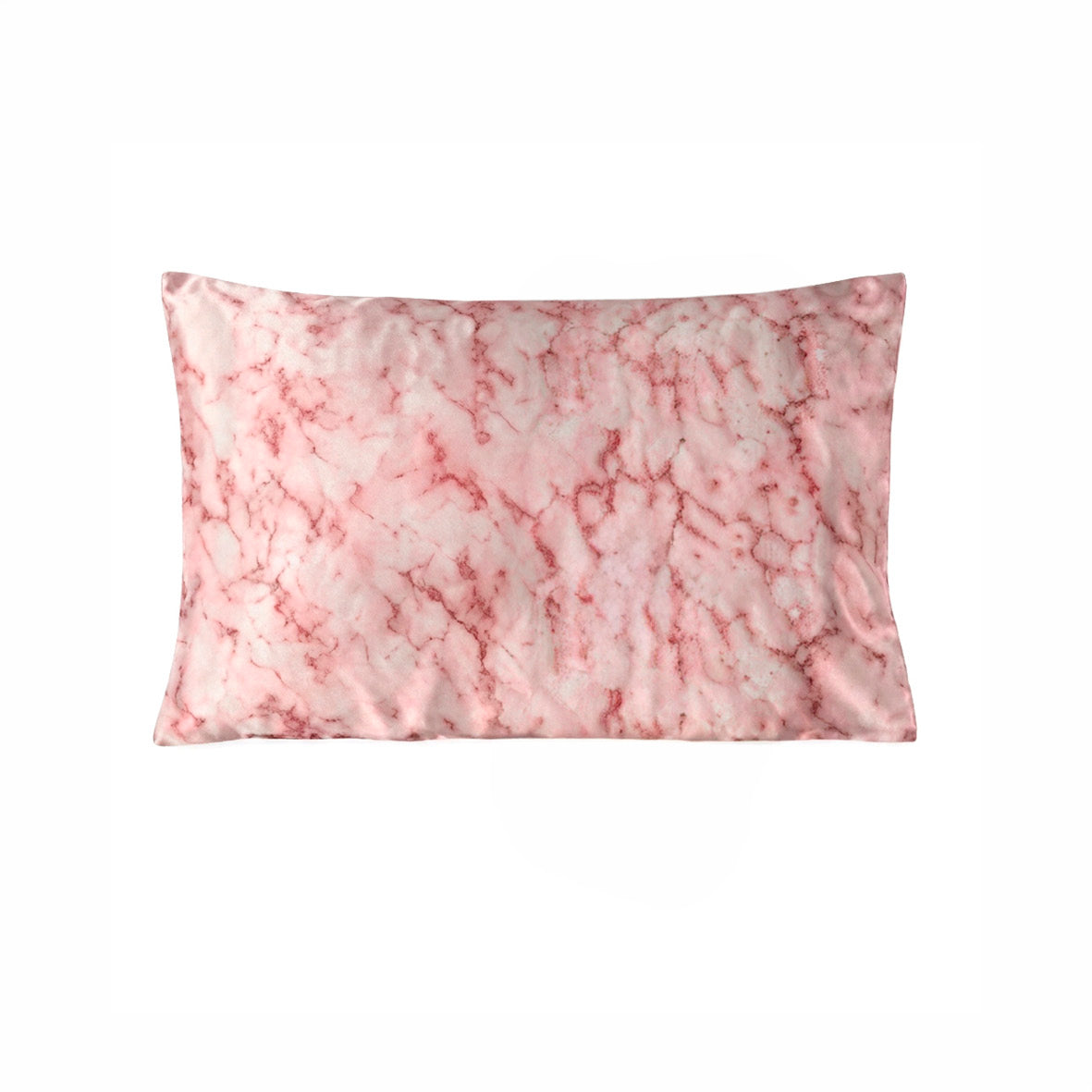 Silk pillowcase - Lunéia Pink marble