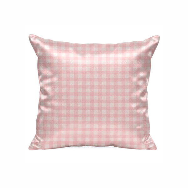 Taie d’oreiller en soie - Lunéia Rose vichy - TAIES