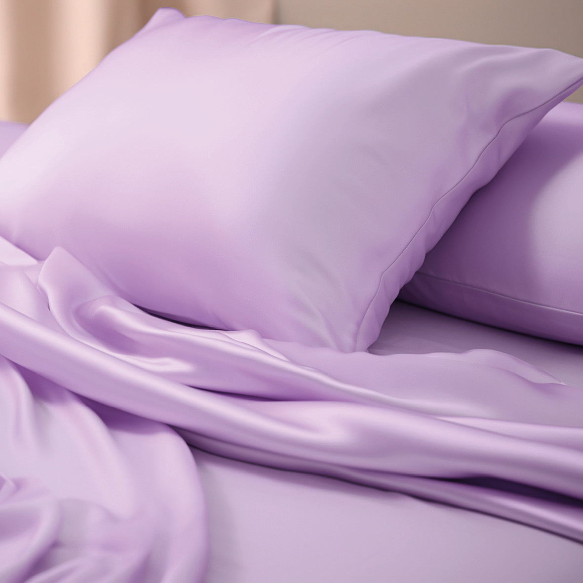 Pillowcase silk - Nuit de soie Purple
