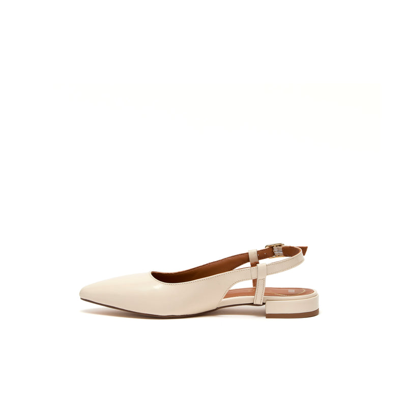 THALASSA ECRU VERNIS - SLINGBACK