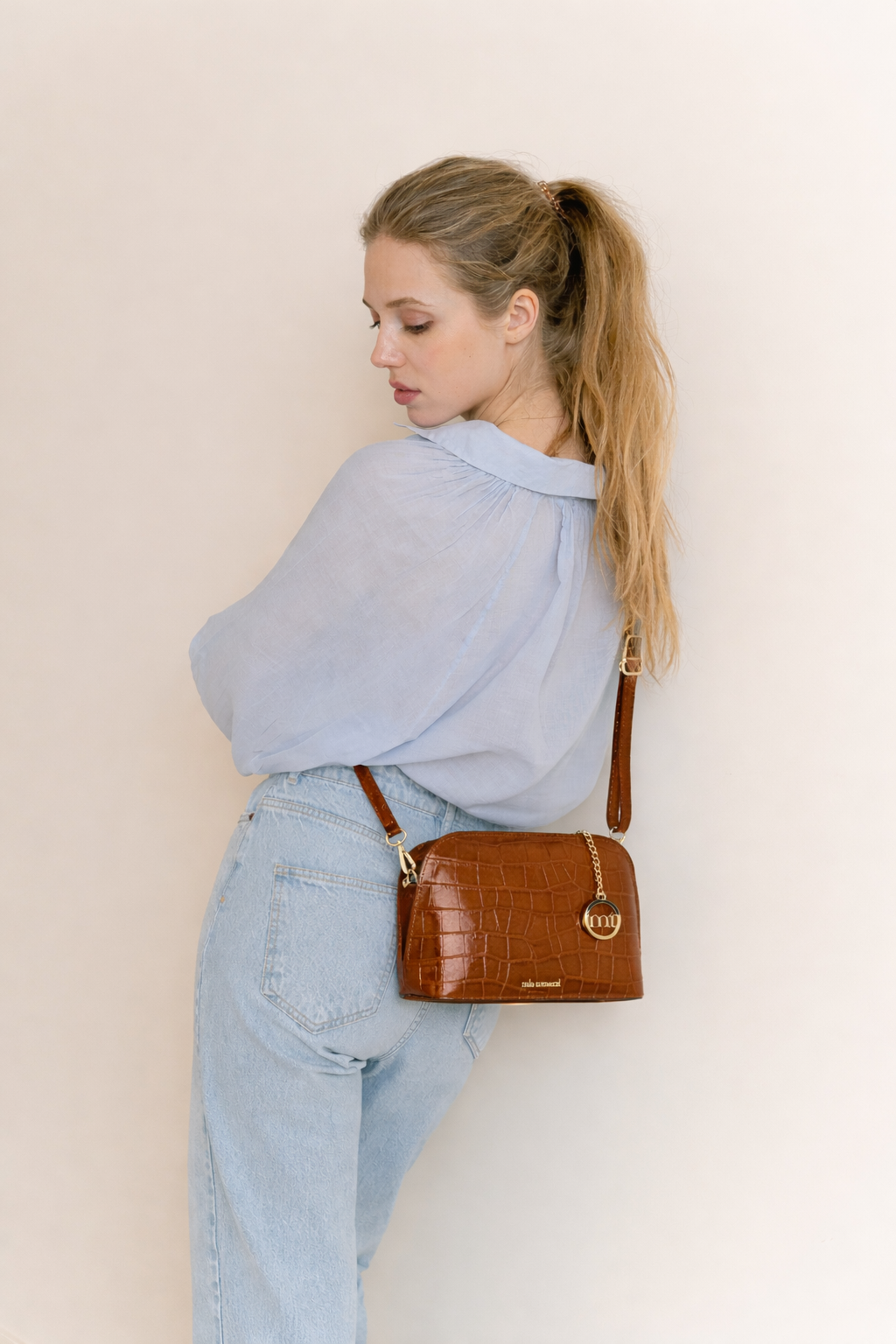 VANESSA CAMEL CROCO - TU - MAROQUINERIE