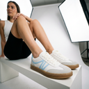 WENZA BLANC / BLEU - BASKETS