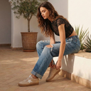 YOLEANE BEIGE - BASKETS