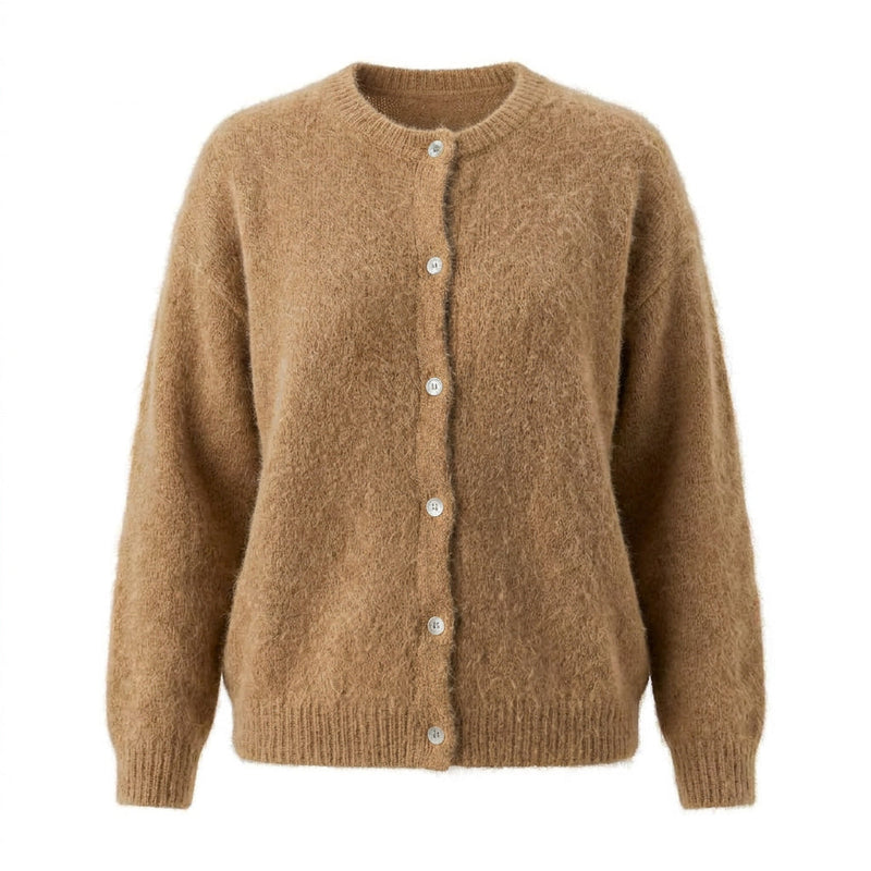 YSADORA - BABY ALPAGA MELANGE - CAMEL - TU - GILET