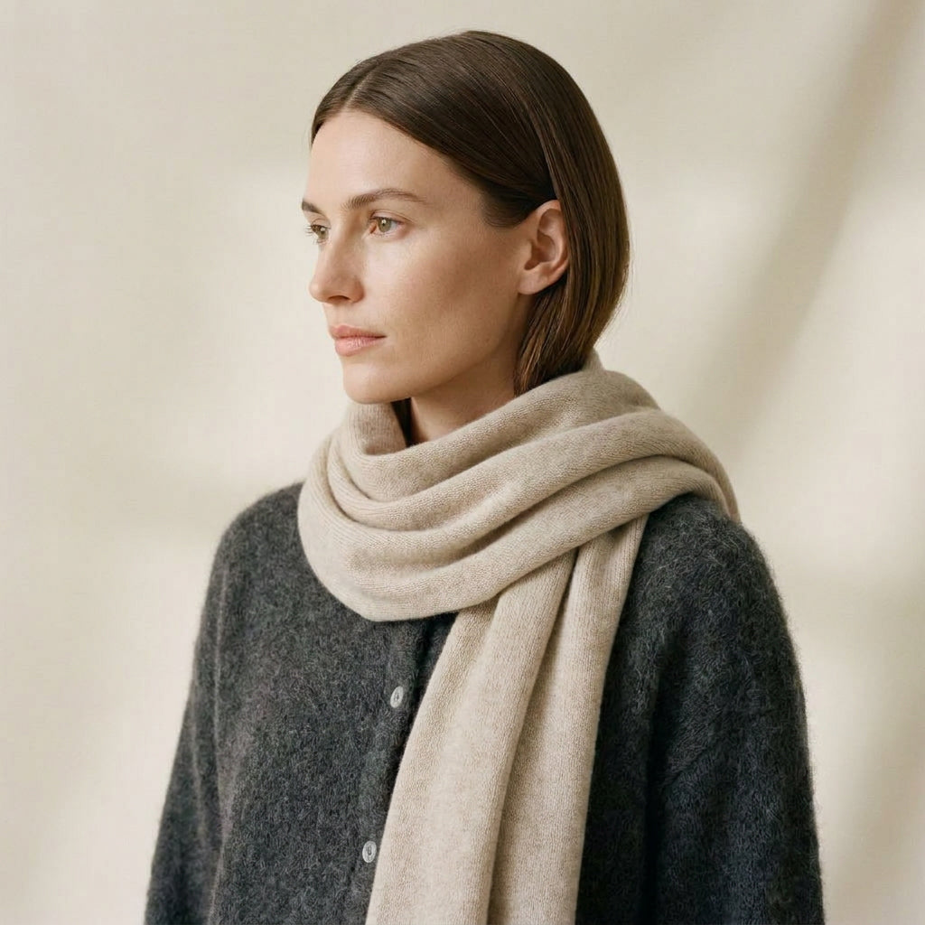 YSADORA - BABY ALPAGA MELANGE - GRIS FONCE