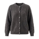 YSADORA - BABY ALPAGA MELANGE - GRIS FONCE - TU - GILET