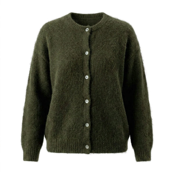 YSADORA - BABY ALPAGA MELANGE - KAKI - TU - GILET
