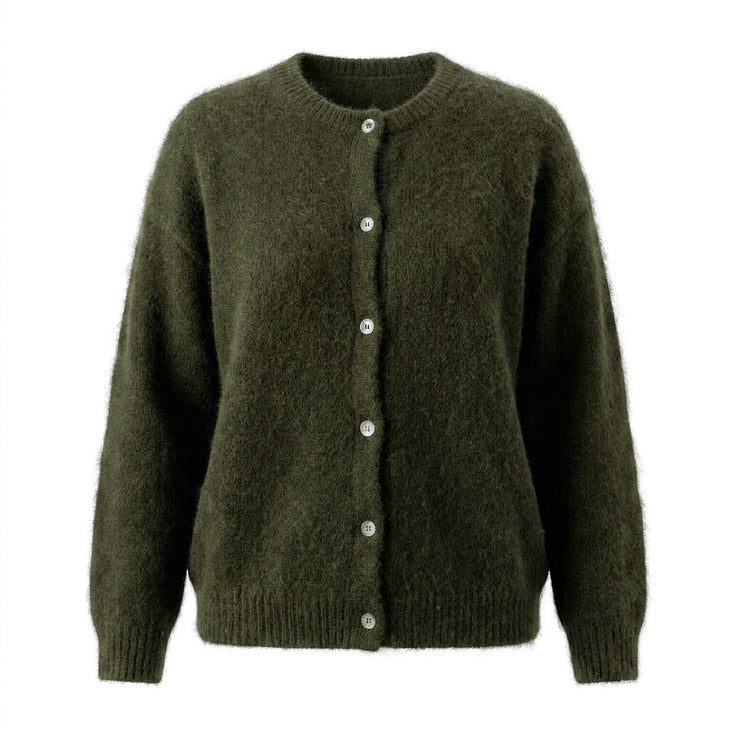 YSADORA - BABY ALPAGA MELANGE - KAKI - TU - GILET