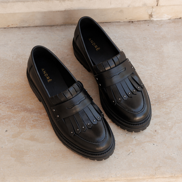 ZELDA NOIR - MOCASSIN