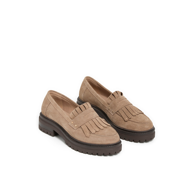 ZELDA TAUPE - MOCASSIN